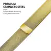 Nerūsējošā tērauda siksniņa Crong Milano Steel Apple Watch 44/45/46/49 Photo 7