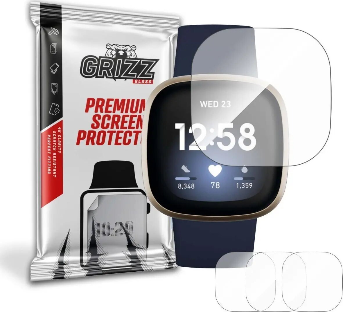 Hidrogelu plēve GrizzGlass priekš Fitbit Versa