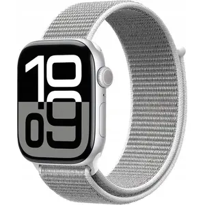 Ремешок Crong Nylon для Apple Watch 38/40/41/42 мм серебристо‑серый