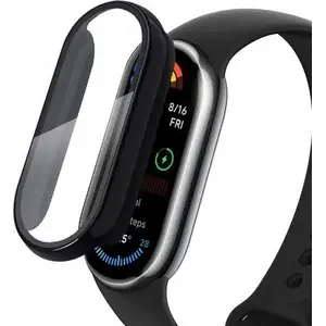 Aizsargvāks Tech-Protect Defense360 priekš Xiaomi Smart Band 9 / 9 NFC — korpuss un ekrāna pārklājums, melns