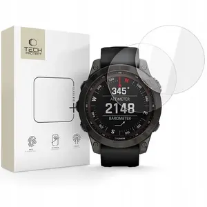 Tempered Glass Screen Protector Spigen for Garmin Fenix 7 / 7 Pro — Glass Fit+ 2-pack, Clear