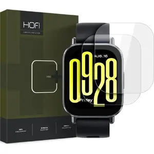 Закалённое стекло 2 шт. Hofi Glass Pro+ для Xiaomi Redmi Watch 5 Active — прозрачное