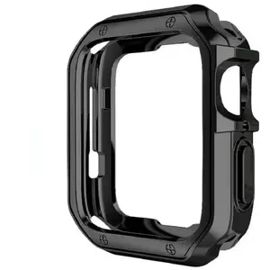Hurtel soft protective watch case for Apple Watch 40 mm (Series 4/5/6/SE) — black