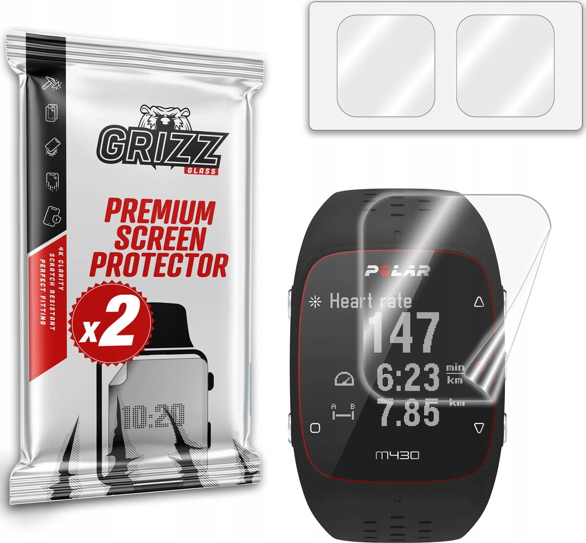 Ekrāna aizsargplēve GrizzGlass CeramicFilm priekš Polar