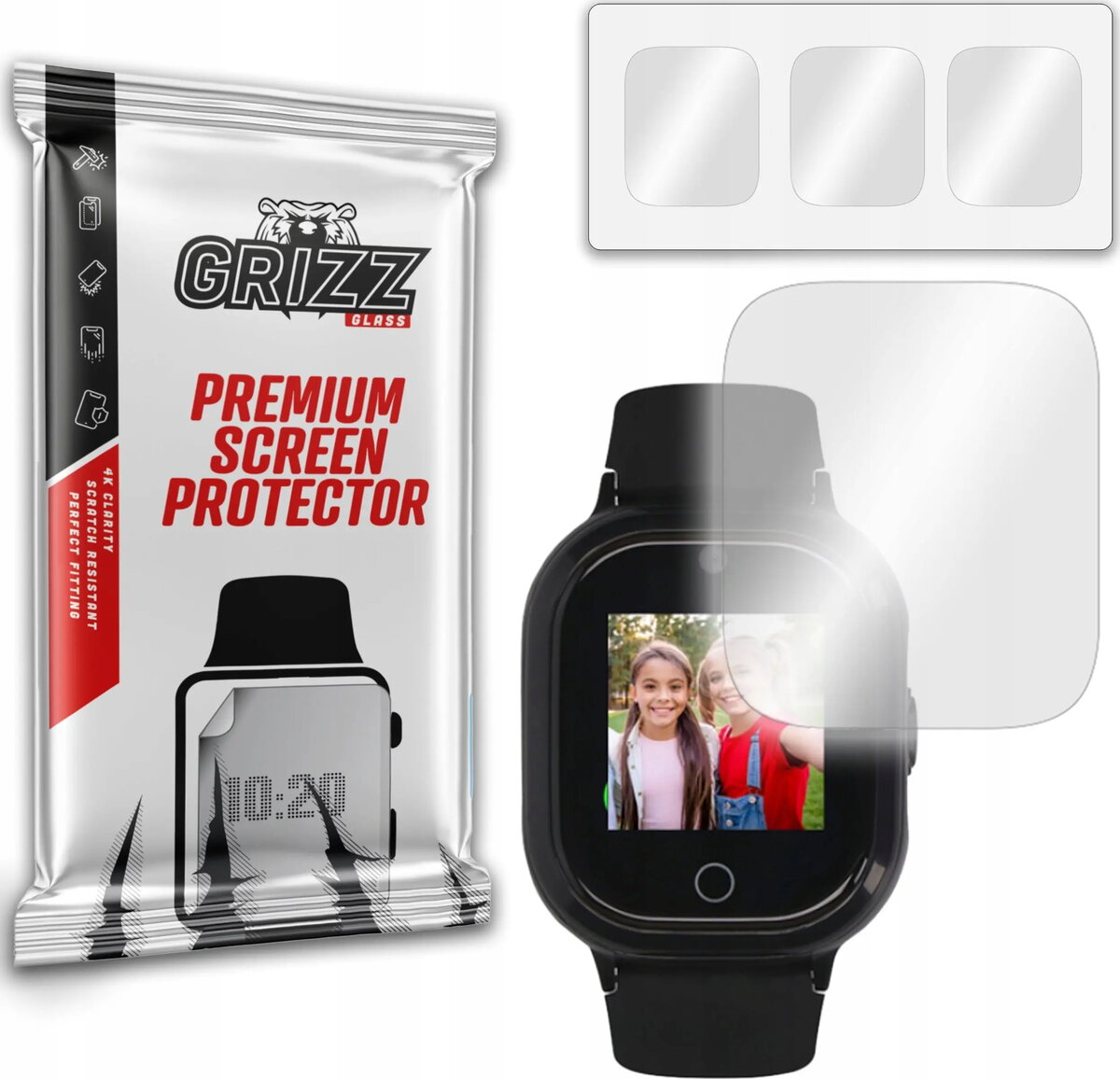 Hidrogelu aizsargplēve GrizzGlass priekš Locon Watch