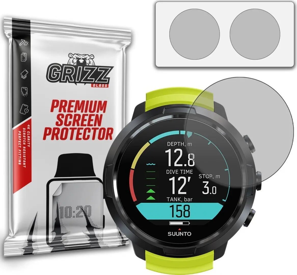 Aizsargplēve GrizzGlass priekš Suunto D5 —