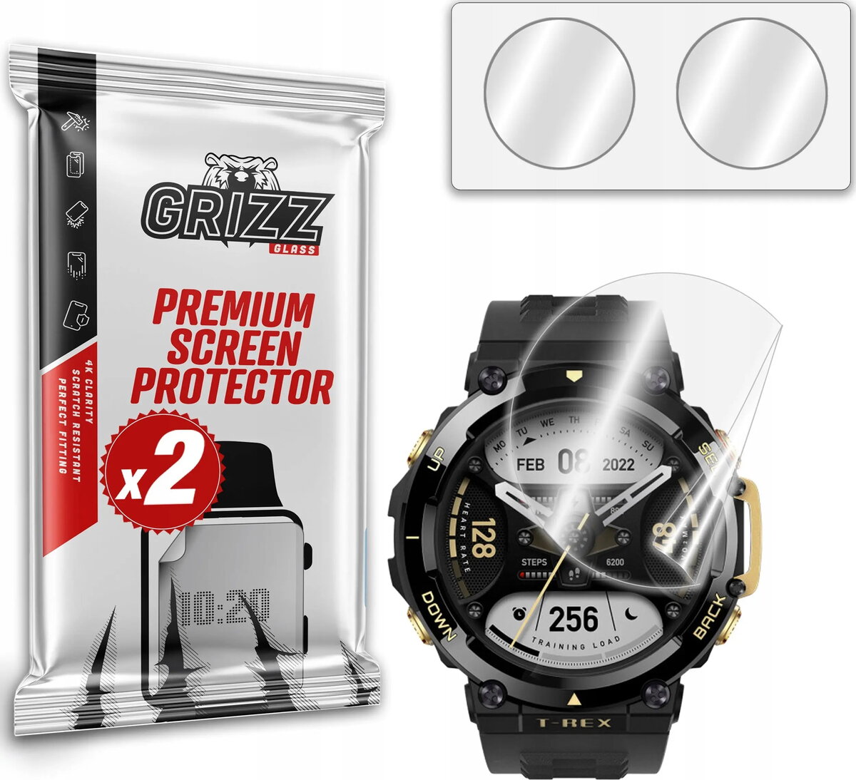Ekrāna aizsargplēve GrizzGlass CeramicFilm priekš Amazfit