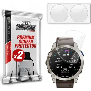 Screen protective ceramic film GrizzGlass for Garmin D2 Mach 1 Pro 51mm—ceramic screen protector