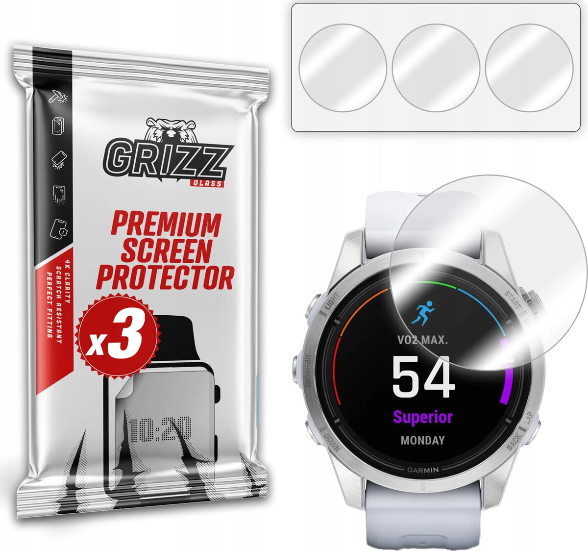 Hidroželejas aizsargplēve GrizzGlass Hydrofilm priekš Garmin