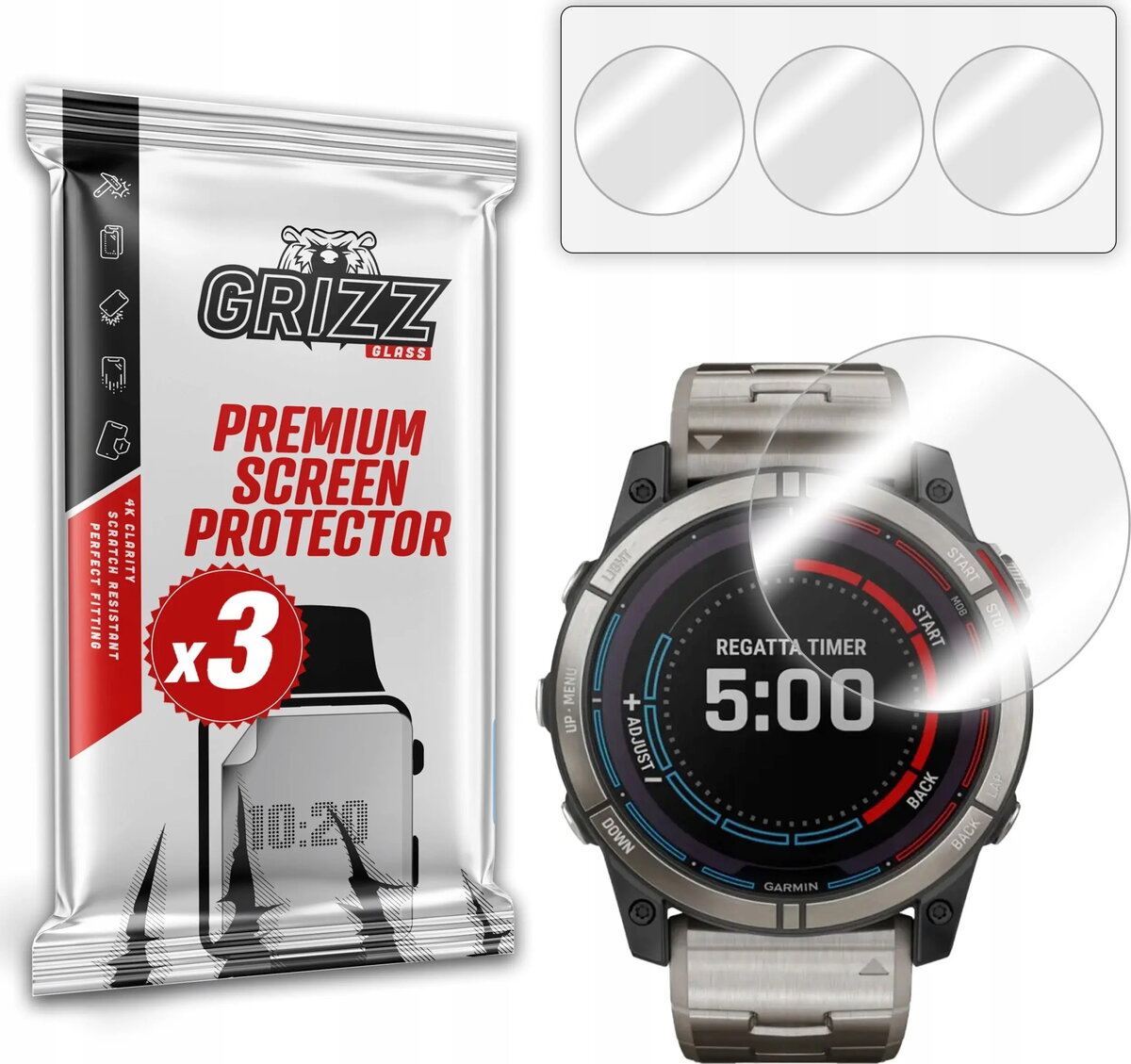Hidrogēla plēve GrizzGlass Hydrofilm priekš Garmin
