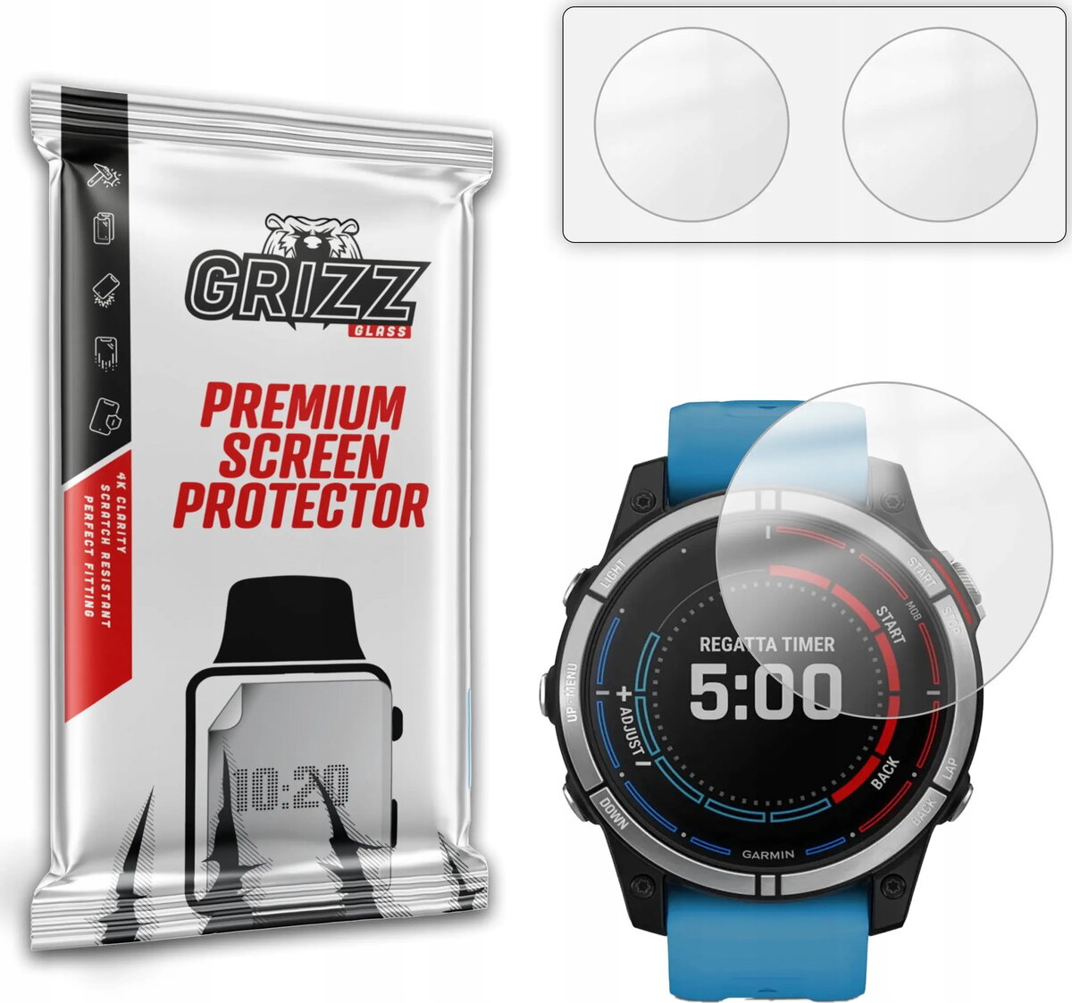 Aizsargplēve GrizzGlass PaperScreen priekš Garmin quatix
