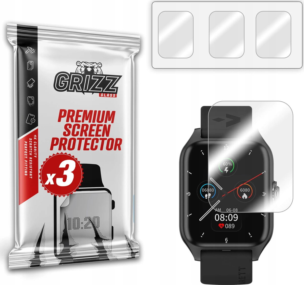 Aizsargplēve GrizzGlass Hydrofilm (hidrogēls) priekš Garett