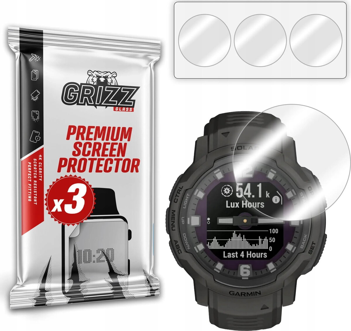 Ekrāna plēve GrizzGlass CeramicFilm priekš Garmin