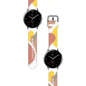 Hurtel silicone replacement strap for Samsung Galaxy Watch 46mm — camouflage pattern