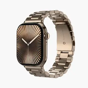 Ремешок vonmählen Link Bracelet 2 золотистая нержавеющая сталь для умных часов, размер запястья 40–42 мм