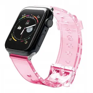Силиконовый ремешок для Apple Watch 38/40 мм от Hurtel — красный