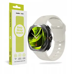Protective silicone replacement strap for Galaxy Watch Ultra 47mm by MOBILE ORIGIN — Easy Strap Starlight