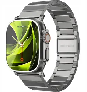 Титановый ремешок для Apple Watch Ultra 49mm от MOBILE ORIGIN — модель MO-TBM-SLV, серебристый