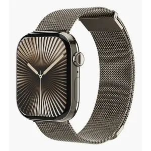 Pulksteņa siksniņa vonmählen Milanese Loop 2 — saderīga ar Apple Watch, nerūsējošā tērauda milānas tīklojums, regulējams garums