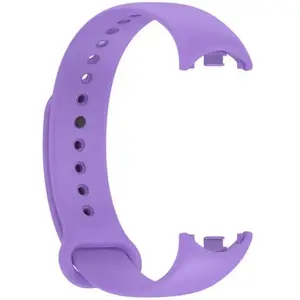 Silicone Replacement Strap for Mi Band 8 / M8 by Hello Case, Purple