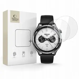 Tempered Glass Screen Protector Spigen for Xiaomi Watch S4 Clear 2-pack