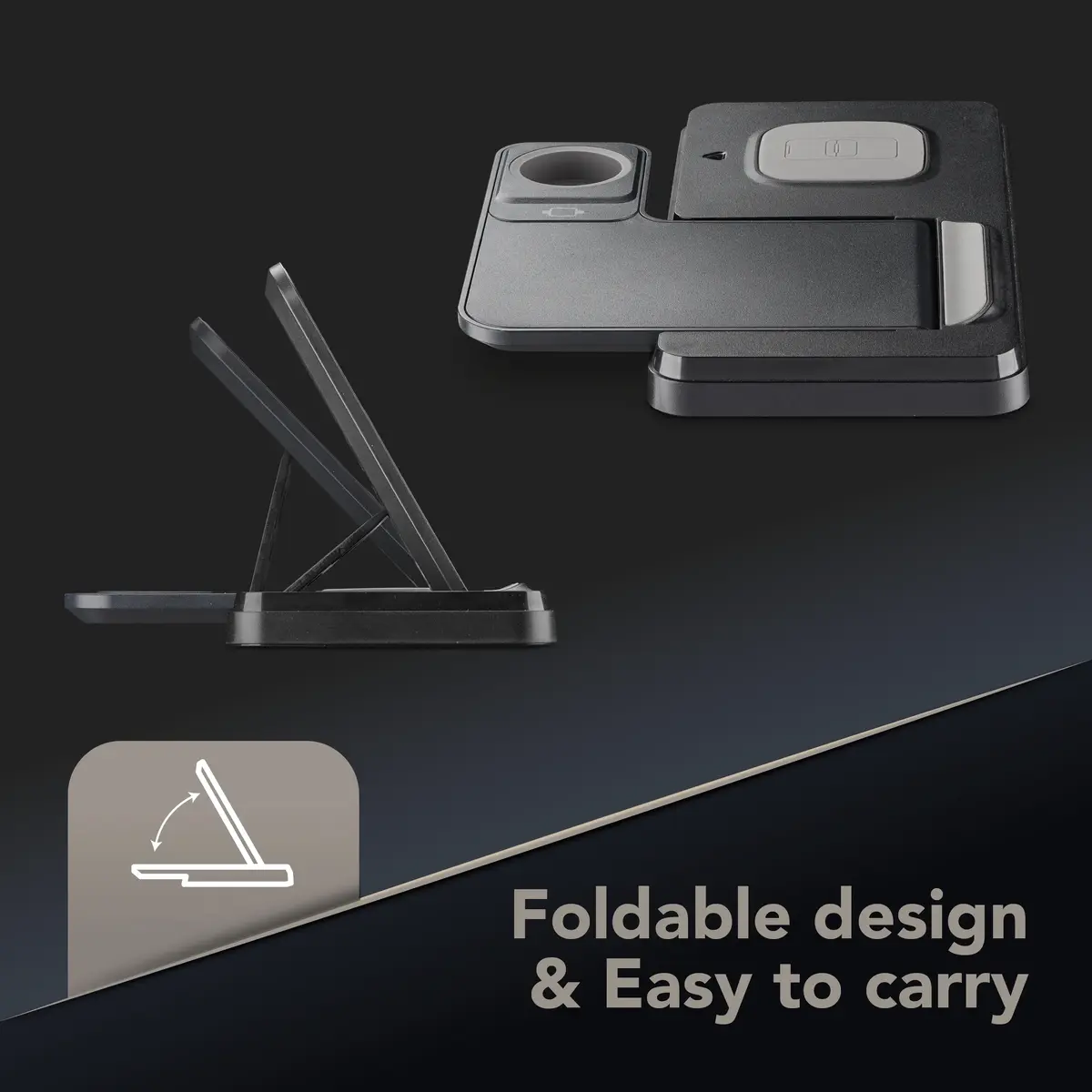 Dock station Tech-Protect WIRESTAND3IN1FBK Photo 5