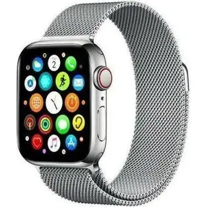 Tīkliņsiksna Apple Watch 42 mm — Mercury, sudraba krāsa