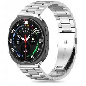 Стальной браслет GrizzGlass для Samsung Galaxy Watch 8 / Classic 40/44/46mm серебристый
