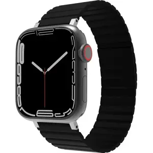 Siksniņa Jcpal FlexForm priekš Apple Watch 38/40/41 mm — melna