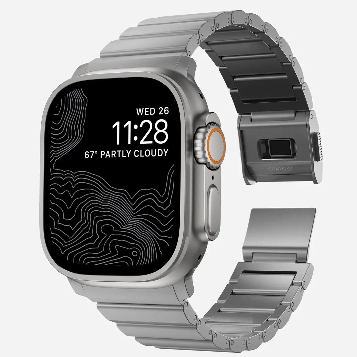 Nomad Titanium Band Natural smartwatch band Photo 2