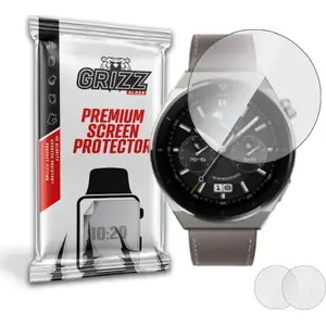 Защитное стекло GrizzGlass для Huawei Watch GT 3 Pro 46mm гибридное
