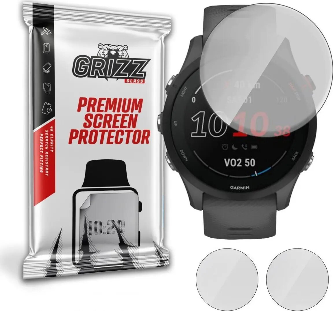 Ekrāna aizsargplēve GrizzGlass priekš Garmin Forerunner