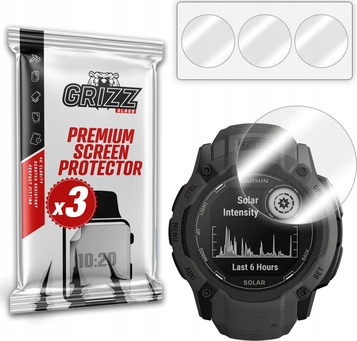 Hidrogelas plēve GrizzGlass Hydrofilm priekš Garmin
