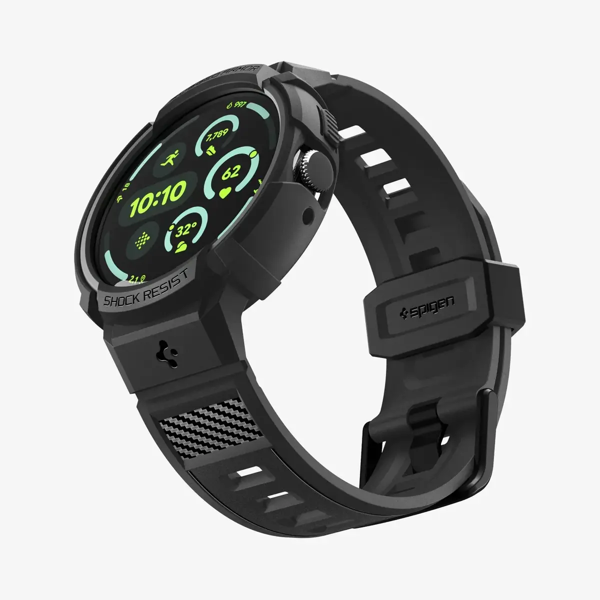 Spigen Rugged Armor Pro + Stand чехол для Pixel Watch 4 Photo 10