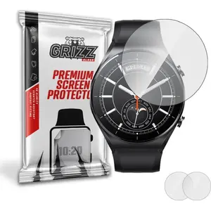 Защитное стекло GrizzGlass для Xiaomi Watch S1 — гибридное закалённое стекло