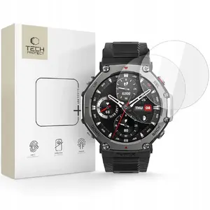 Rūdīta stikla ekrāna aizsargs Hofi Amazfit T-Rex 3 Pro 48 mm, caurspīdīgs (2 gab.)