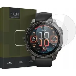 Rūdīta ekrāna aizsargplēve Hofi Glass Pro+ 2 gab. priekš Garmin Fenix 8 51 mm, caurspīdīga