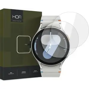 Закалённое защитное стекло Hofi Glass Pro+ 2 шт. для Samsung Galaxy Watch 4/5/6/7 44 мм прозрачное