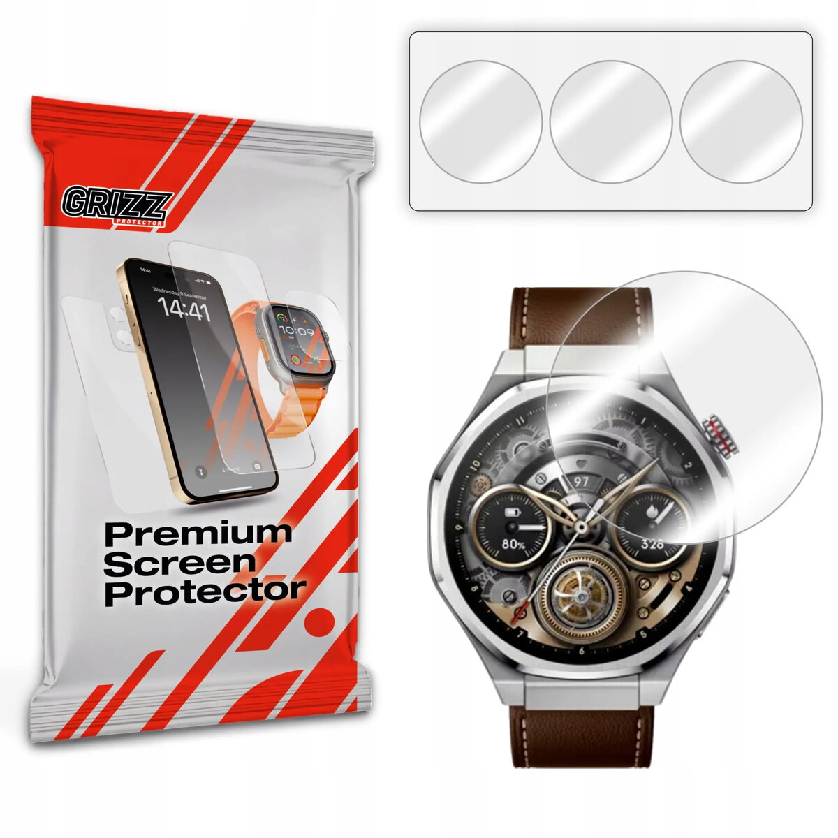 Aizsargplēve GrizzGlass Hydrofilm (hidrogelu) для Honor