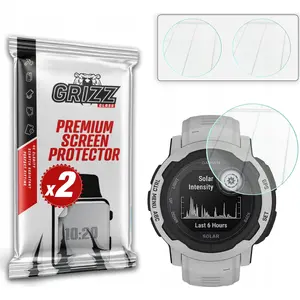 Гибридное защитное стекло GrizzGlass HybridGlass для Garmin Instinct 2 45 мм