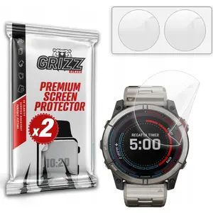 Керамическая защитная плёнка GrizzGlass CeramicFilm для Garmin quatix 7X 51mm — керамическая защитная плёнка, стойкая к царапинам