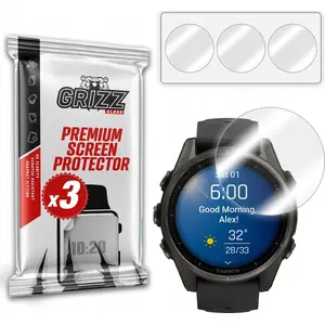 Hidrogēla plēve GrizzGlass Hydrofilm priekš Garmin Fenix 8 43 mm — aizsargplēve
