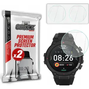 Hybrid tempered screen protector GrizzGlass for Garett GRS (hybrid glass protector)