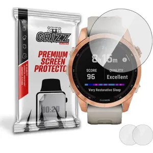 Tempered hybrid screen protector GrizzGlass for Garmin Fenix 7s (GRZ1585)