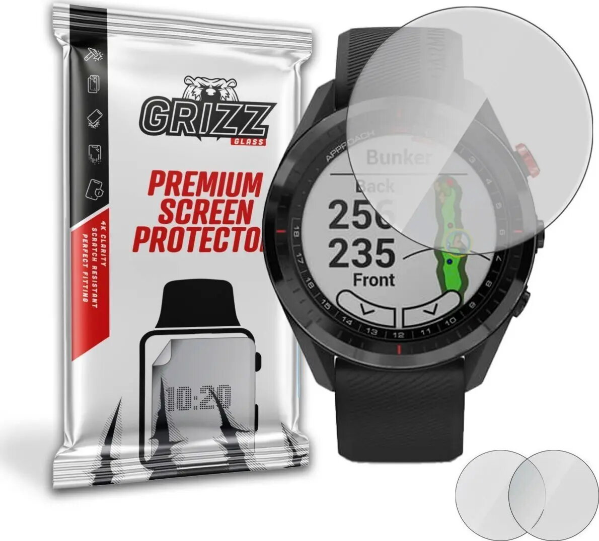 Aizsargplēve GrizzGlass priekš Garmin Approach S62