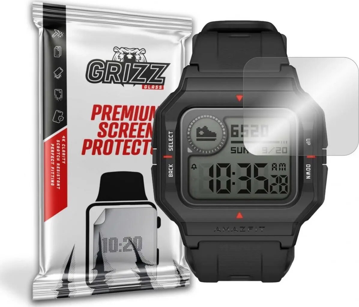 Matēta ekrāna aizsargplēve GrizzGlass priekš Amazfit