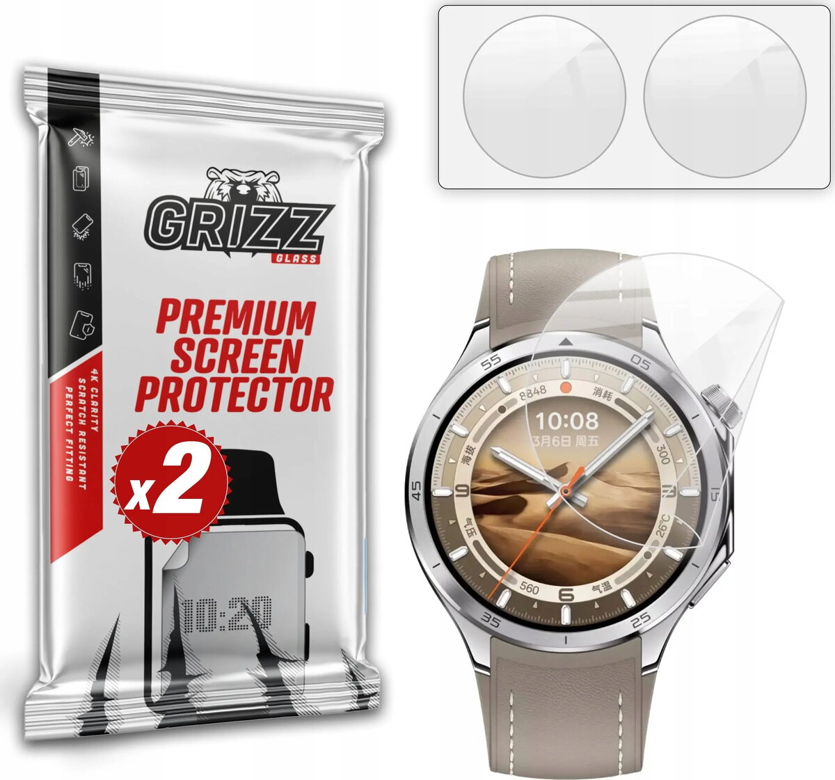 Aizsargplēve GrizzGlass CeramicFilm priekš Oppo Watch