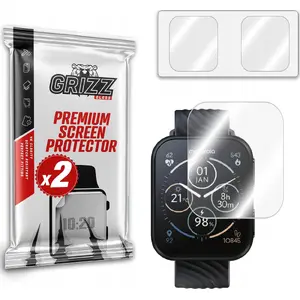 Защитное стекло GrizzGlass HybridGlass для Motorola Moto Watch 200 — гибридное защитное покрытие