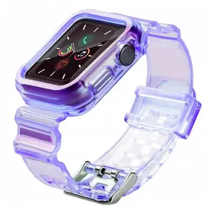 Силиконовый ремешок Hurtel для Apple Watch 38 мм — фиолетовый