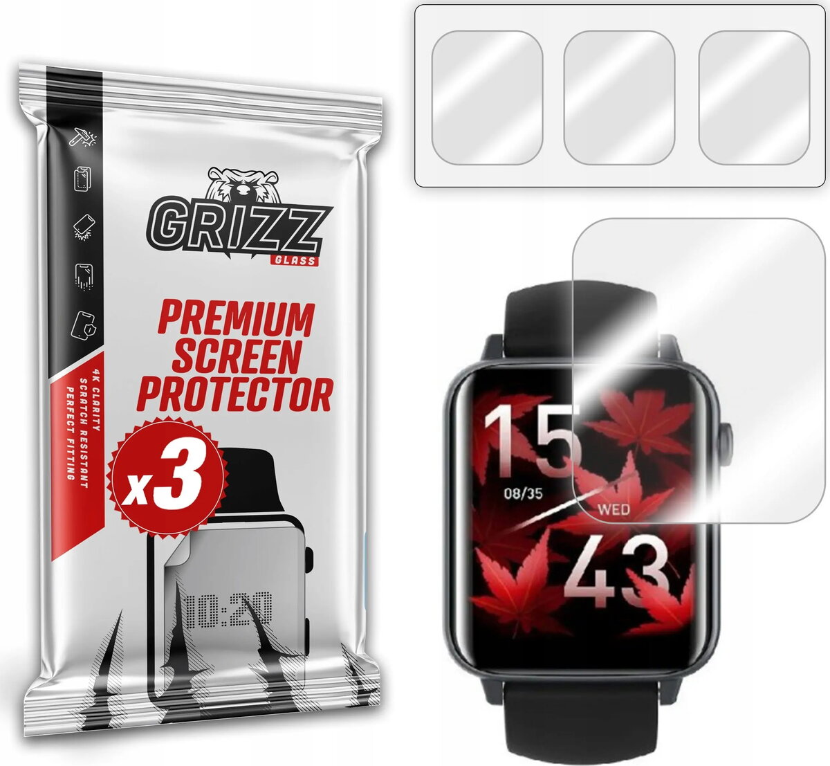 Ekrāna aizsargplēve GrizzGlass Hydrofilm priekš Doogee